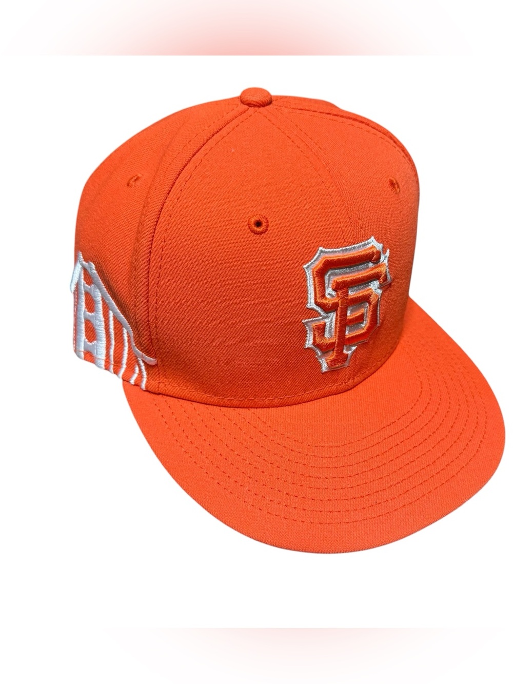San Francisco Giants New Era 9FIFTY Snapback Hat Orange MLB Side Logo